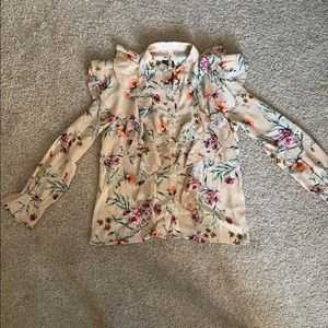 Floral long sleeve blouse